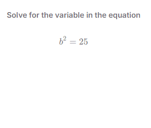 Algebraic exponent problem showing symbolic application of the same concept.
