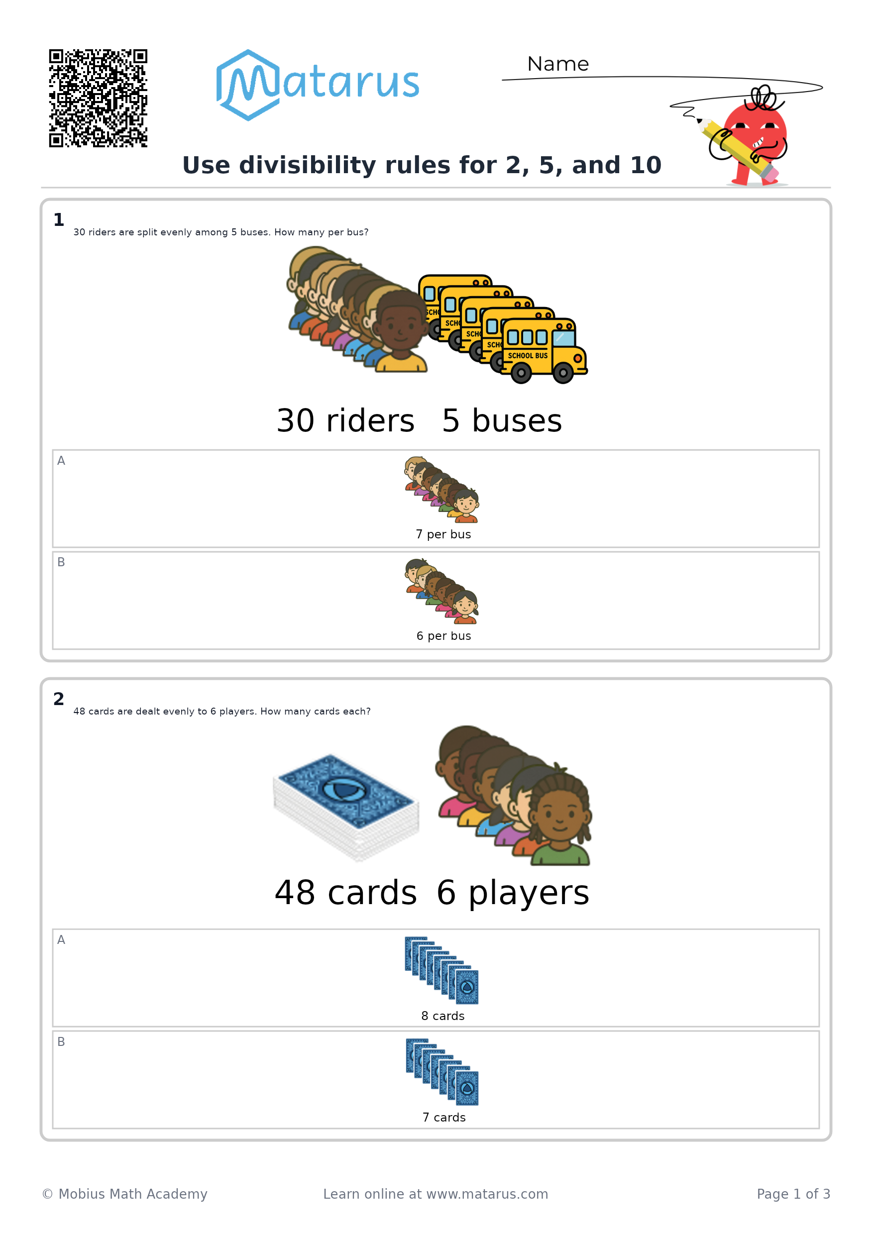 Free downloadable worksheet on grade 4 - Factors and Multiples